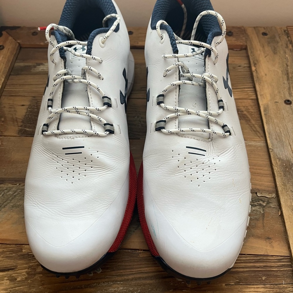 Under Armour Men's White Golf Cleats